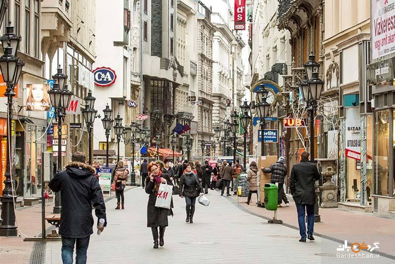 گردش در برخی از خیابان های معروف بوداپست، تصاویر