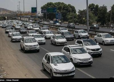 ترافیک سنگین در محور هراز و آزادراه قزوین-کرج