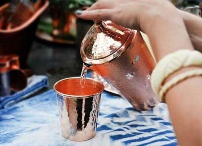 فواید نوشیدن آب از ظرف مسی