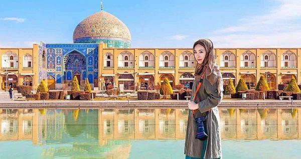 نقشه گردشگری اصفهان به زبان چینی